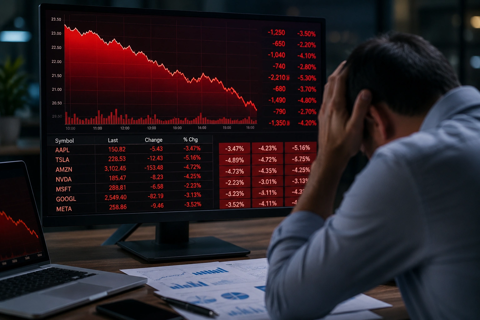 Biggest Stock Losers Today
