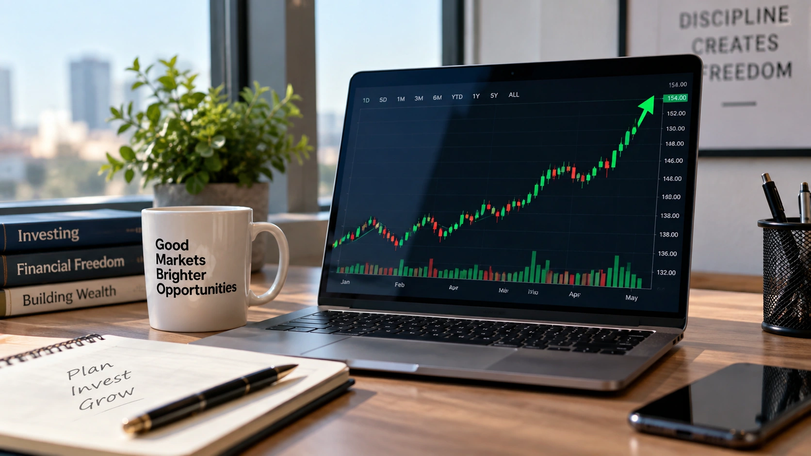 why market is up today